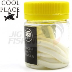 Мягкие приманки Cool Place червь Worm 3&quot; #White