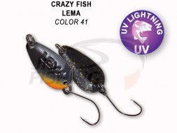 Колеблющиеся блесна Crazy Fish Lema 1.6gr #41