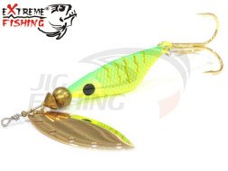 Блесна вертушка Extreme Fishing Absolute Giga 29gr #FluoYellow-G