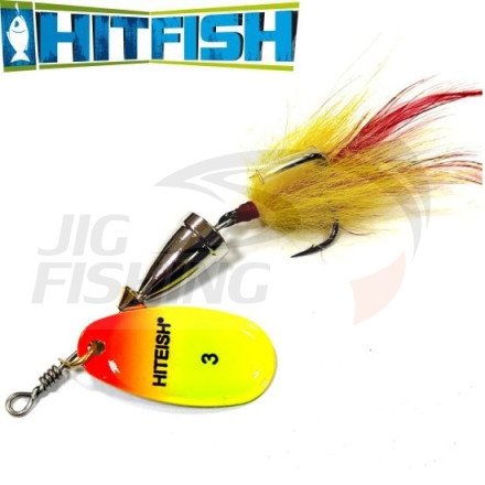 Вращающаяся блесна HitFish Palia Fox #4 10gr 55mm 77