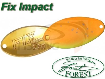 Колеблющаяся блесна Forest Fix Impact 2.5gr #02