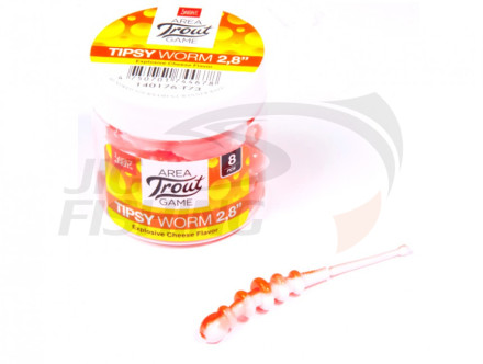 Мягкие приманки Lucky John Pro Series Tipsy Worm 2.8&quot; #T73