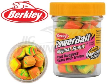 Форелевые наггетсы Berkley PowerBait Trout Nuggets 50gr Rainbow