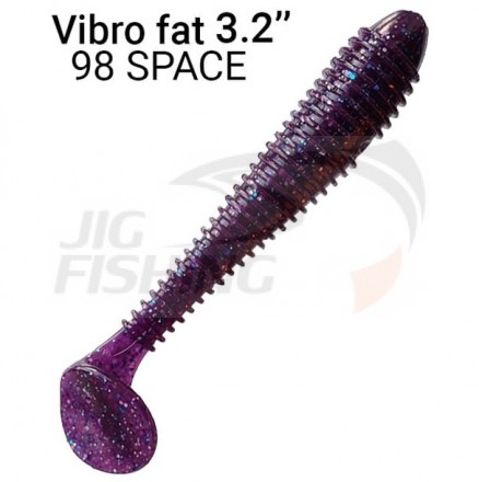 Мягкие приманки Crazy Fish Vibro Fat 3.2&quot; 98 Space