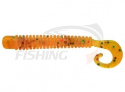 Мягкие приманки Mottomo Jim Worm 2.6'' #Orange Green Pepper