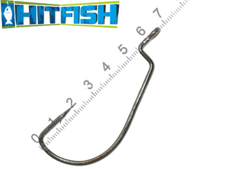 Крючки офсетные HitFish Monster Offset Hook #8/0