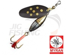 Вращающаяся блесна Myran Agat 3gr #Svart