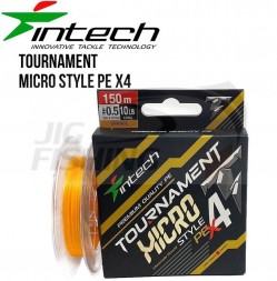 Шнур плетеный Intech Tournament Micro Style PE X4 150m #0.175 0.069mm 3.5lb 1.58kg