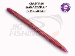 Мягкие приманки Crazy Fish Magic Stick 5.1&quot; #12 Ultraviolet