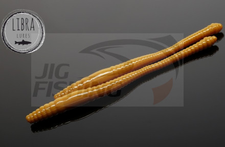 Мягкие приманки Libra Lures Dying Worm 80mm #036 Coffee Milk