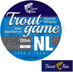 Леска Trout Fan Trout Game Nylon 120m #4 0.33mm 16lb