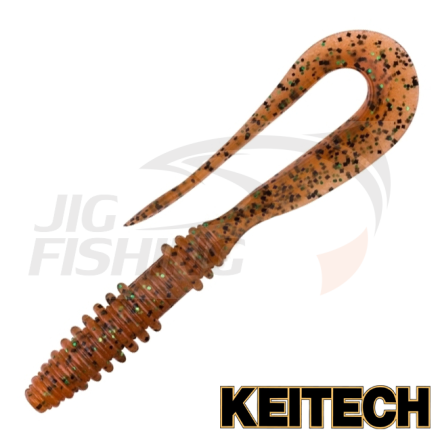 Мягкие приманки Keitech Mad Wag Mini 3.5&quot; #EA01 Orange Pepper