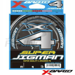 Шнур X-Braid Super Jigman X4 200m 4Color #1 0.165mm 8.1kg