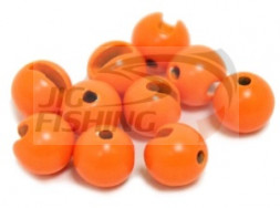 Вольфрамовые головки с вырезом Trout Orange 3.3mm 0.35gr (5шт/уп)