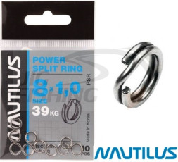 Заводное кольцо усиленное Nautilus Split Ring 5*0.7mm 17kg
