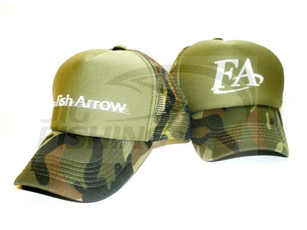 Кепка Fish Arrow Mesh Cap FA Gree Camo White