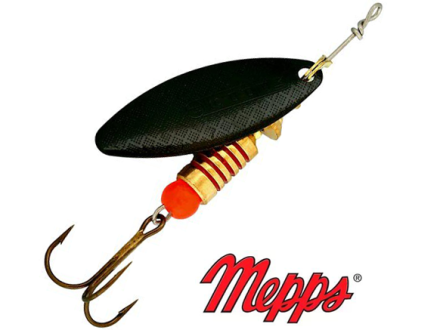 Вращающаяся блесна Mepps Aglia Long 4 #NR (черный)