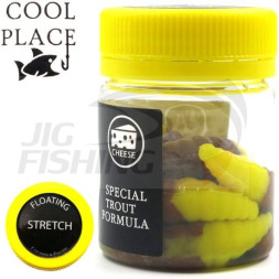 Мягкие приманки Cool Place Maggot Floating 1.6&quot; #Brown Chart