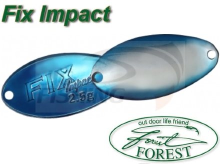 Колеблющаяся блесна Forest Fix Impact 2.5gr #04
