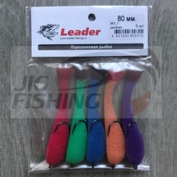 Поролоновые рыбки Leader 80mm #Mix1