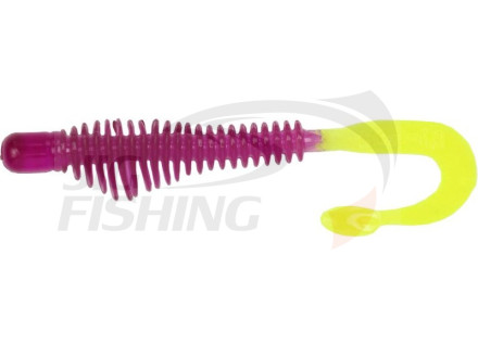 Мягкие приманки B Fish &amp; Tackle Moxi Ringie 4&quot; #105  Purple/Chart Tail