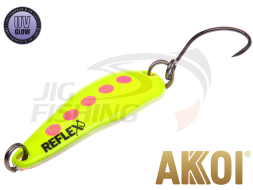 Блесна колеблющаяся Akkoi Reflex Cyclone 32mm 2.6gr  #R23