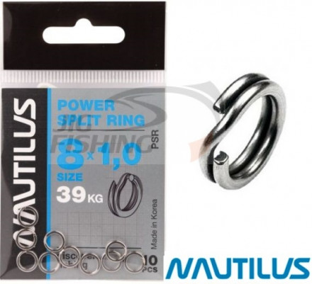 Заводное кольцо усиленное Nautilus Split Ring 6*0.8mm 23kg