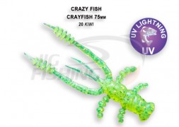 Мягкие приманки Crazy Fish CrayFish 3&quot;  20 Kiwi