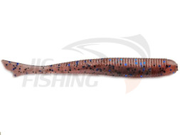 Мягкие приманки Bait Breath Fish Tail 2.8&quot; #145 Cinnamon Black Blue Flake