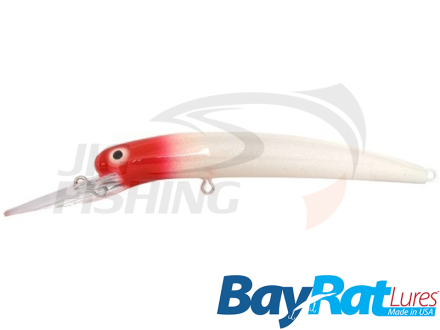 Воблер BayRat Lures Long Extra Deep 140F 14gr #Red H Pearl