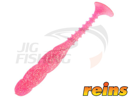 Мягкие приманки Reins Fat Rock Vibe Shad 4&quot; #317 Pink Silver