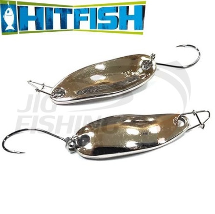Колеблющаяся блесна HitFish Lite Series Tinplate 3.5gr #Silver