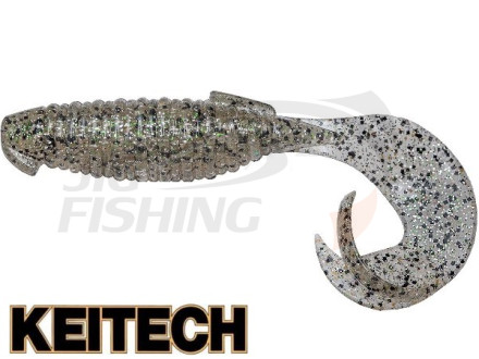 Мягкие приманки Keitech Flapper Grub 4&quot; #320 Silver Shad