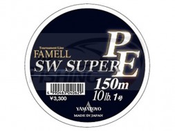 Шнур Yamatoyo SW Super PE Yellow 150m 16lb