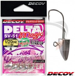 Джиг-головка Decoy SV-51 Delta Magic #6 0.9gr