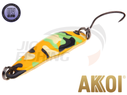 Блесна колеблющаяся Akkoi Reflex Cyclone 32mm 2.6gr  #R24