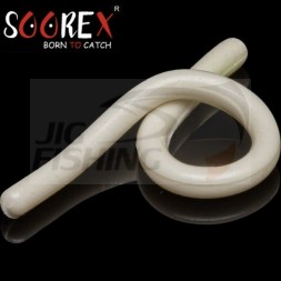Мягкие приманки Soorex Bait Pasta 100mm #101 White