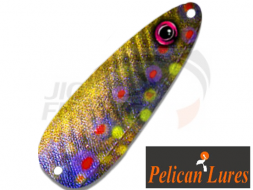 Колеблющаяся блесна Pelican Lures Flutter Trolling Spoon 5.6gr #4 Red Light Trout