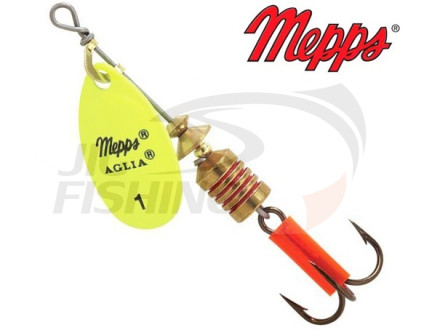 Вращающаяся блесна Mepps Aglia Fluo 2 #Chartreuse