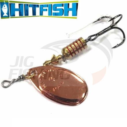 Вращающаяся блесна HitFish Palia #1 4gr 45mm 002