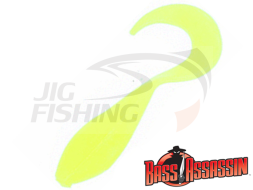 Мягкие приманки Bass Assassin Curly Shad 2&quot; #CSA35118 Limetreuse