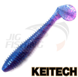 Мягкие приманки Keitech Swing Impact Fat 3.8&quot; #EA14 Clear Morning Dawn Blue FLK