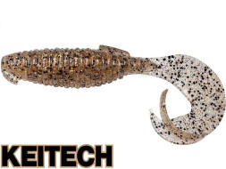 Мягкие приманки Keitech Flapper Grub 4&quot; #321 Gold Shad