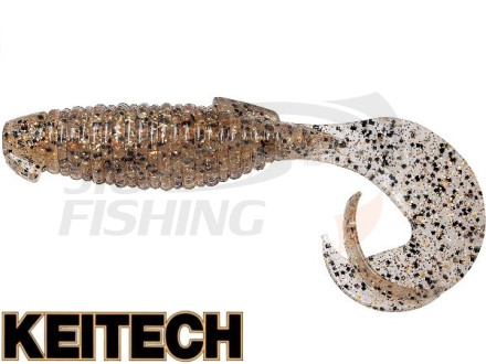 Мягкие приманки Keitech Flapper Grub 4&quot; #321 Gold Shad