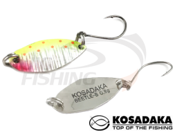 Колеблющаяся блесна Kosadaka Trout Police Beetle-B 21mm 0.8gr #250