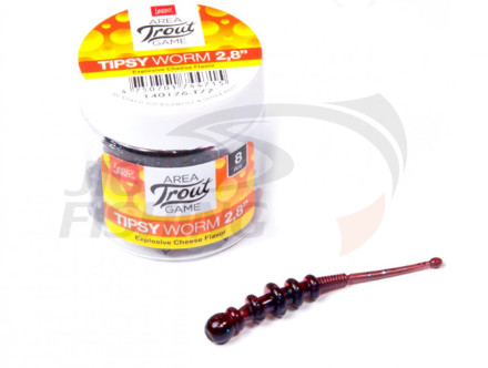 Мягкие приманки Lucky John Pro Series Tipsy Worm 2.8&quot; #T77