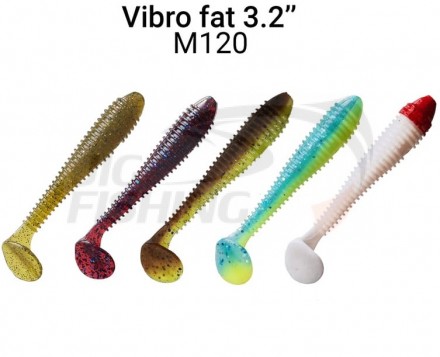 Мягкие приманки Crazy Fish Vibro Fat 3.2&quot; MIX120