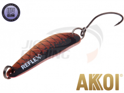 Блесна колеблющаяся Akkoi Reflex Cyclone 32mm 2.6gr  #R27