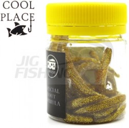 Мягкие приманки Cool Place червь Worm 3&quot; #Gold FLK