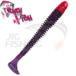 Мягкие приманки Crazy Fish Vibro Worm 3.4&quot; 98RH